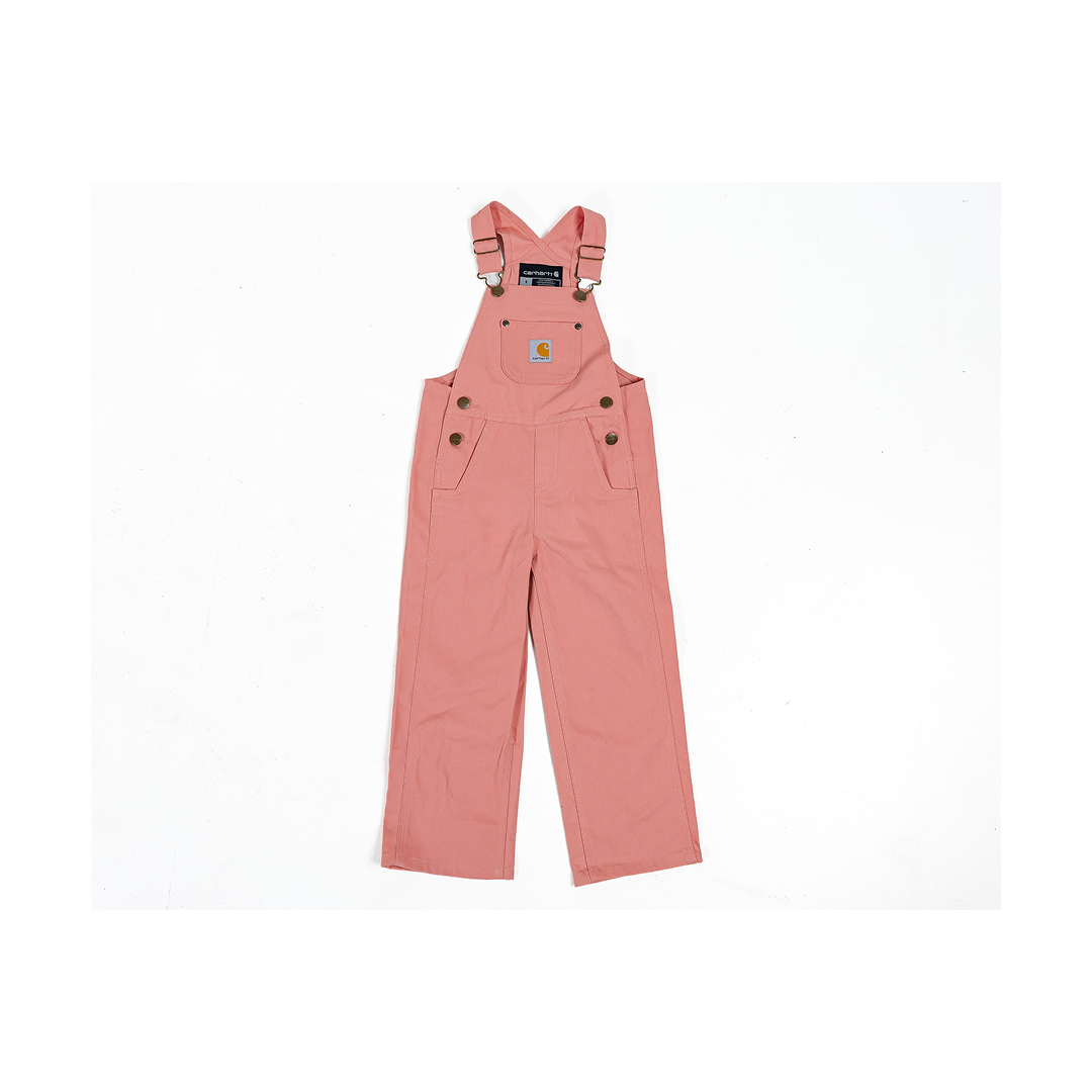 Carhartt Kid's Unlined Dusty Pink Bibs