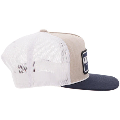 Hooey "Cactus Rope" Cream/Blue Ballcap weis-western-wear