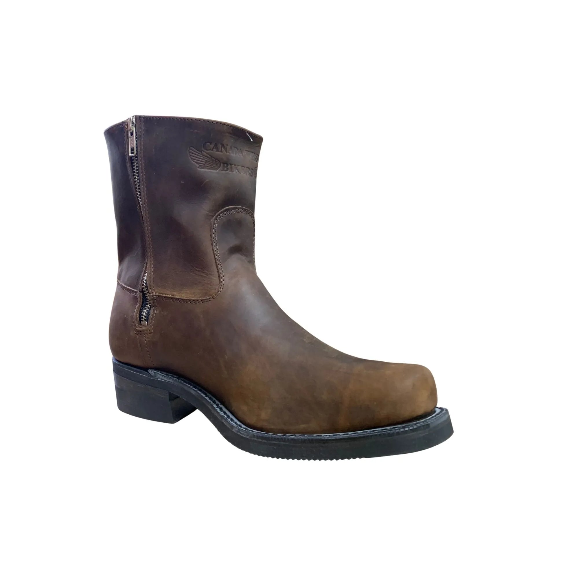 Canada West Men's Biker Engineer Boot Crazy Horse weis-western-wear