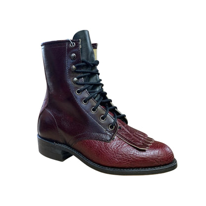 Canada West Brahma Women's Vintage Lace-Up Leather Boot weis-western-wear