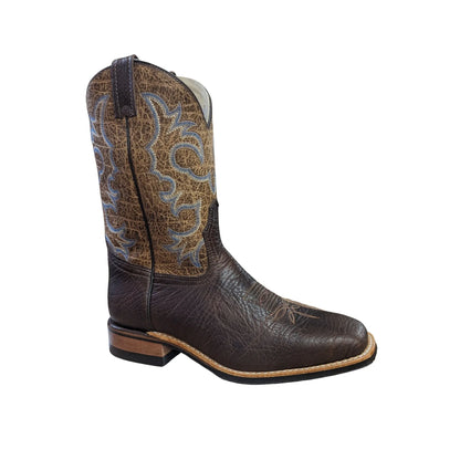 Canada West Men's BRAHMA Ropers with Canada West Fine Rib Soles weis-western-wear