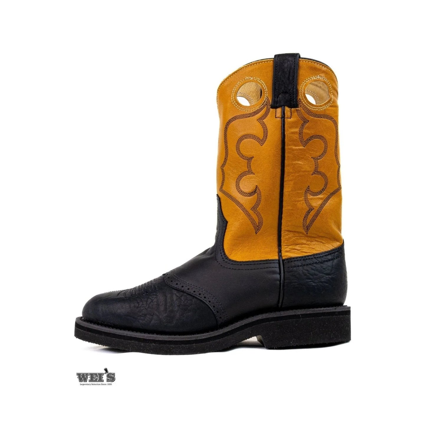 Canada West Women's Cowgirl Boots 11" Bullhide / Saddle Vamp R Toe