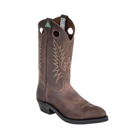 Canada West Men's Boots 13" Work Western Unlined Steel Toe Boots