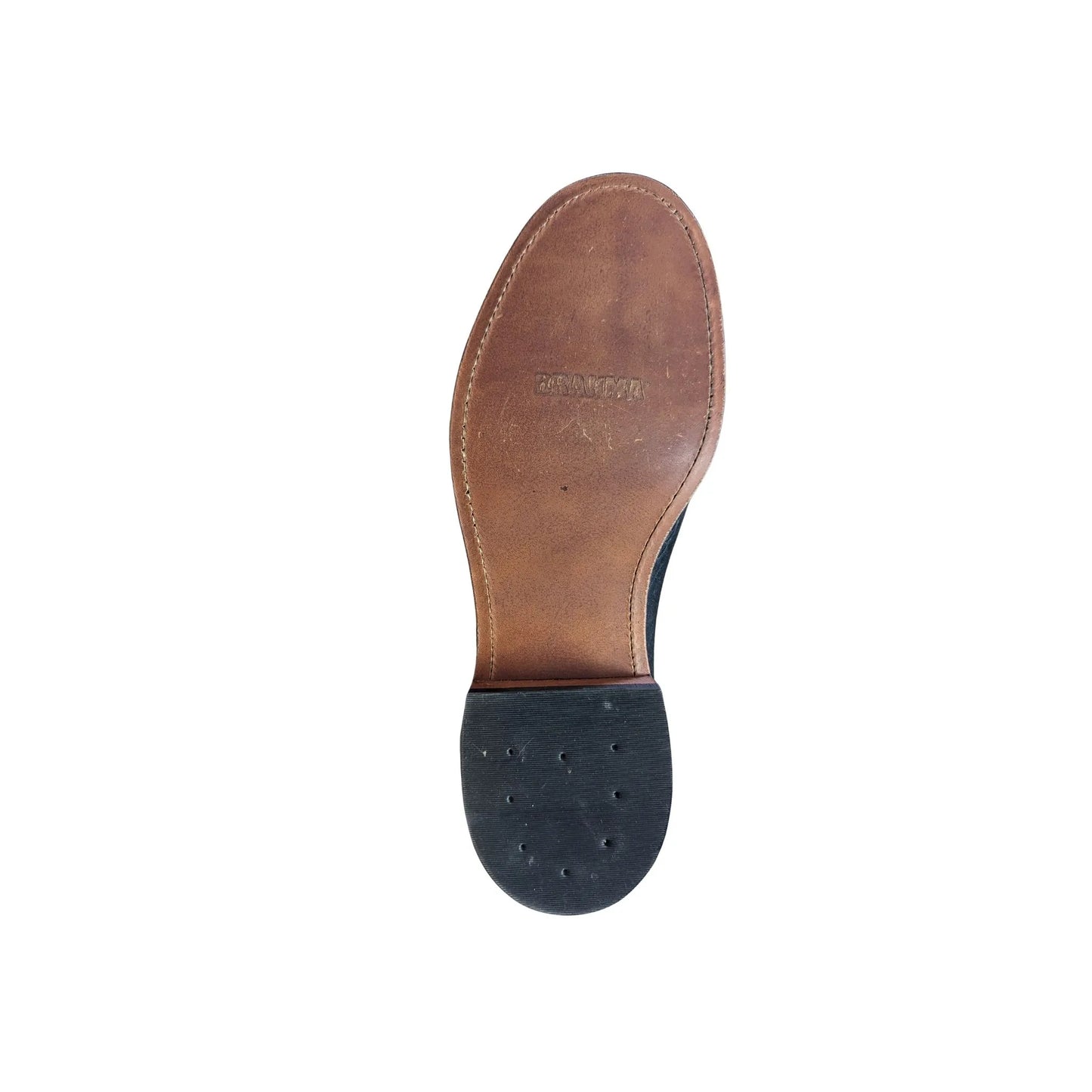 Canada West Brahma Men's Black Bullhide/Black Manchester Ranchman Ropers weis-western-wear