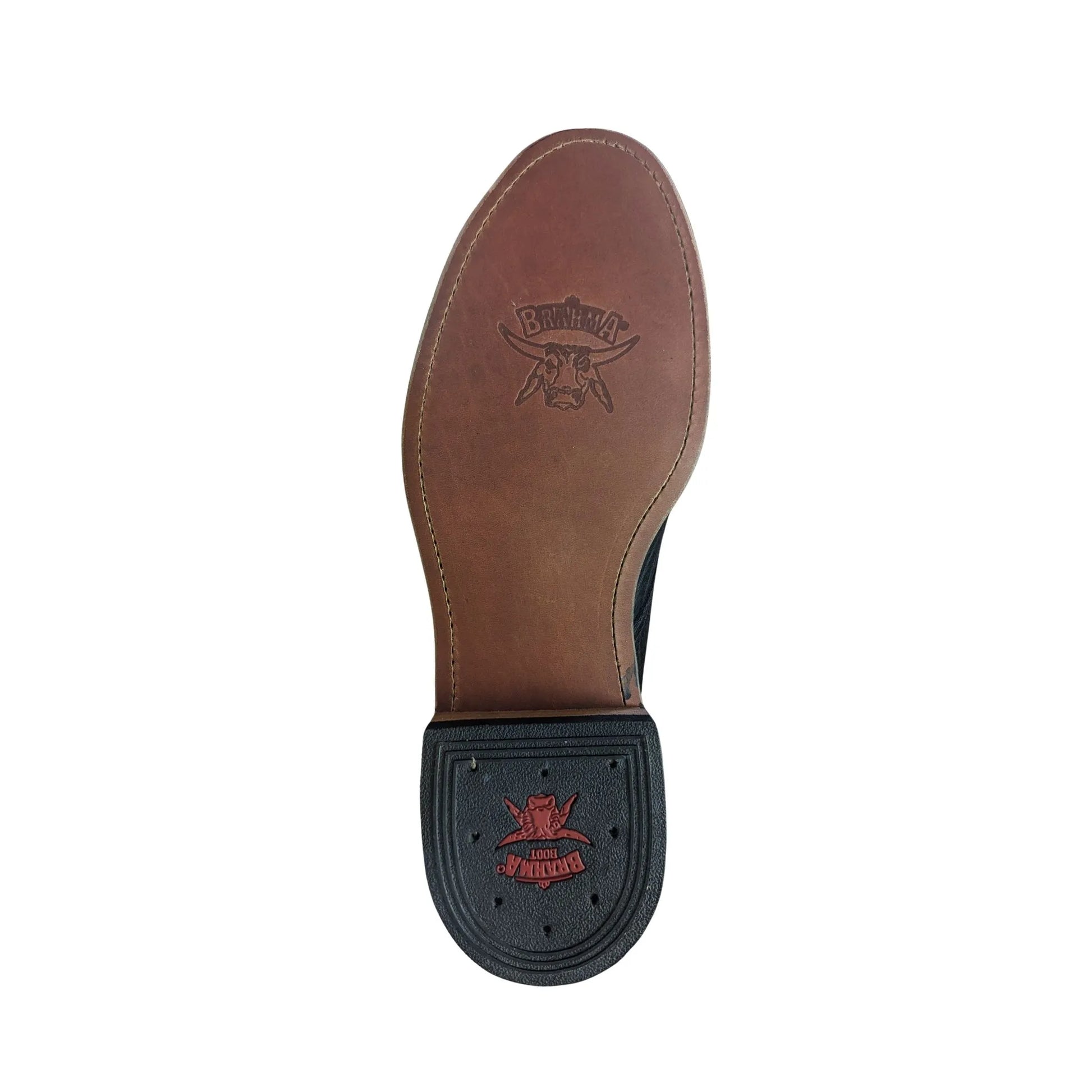 Canada West Black Brahma Leather Boots weis-western-wear