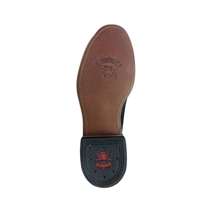 Canada West Black Brahma Leather Boots weis-western-wear