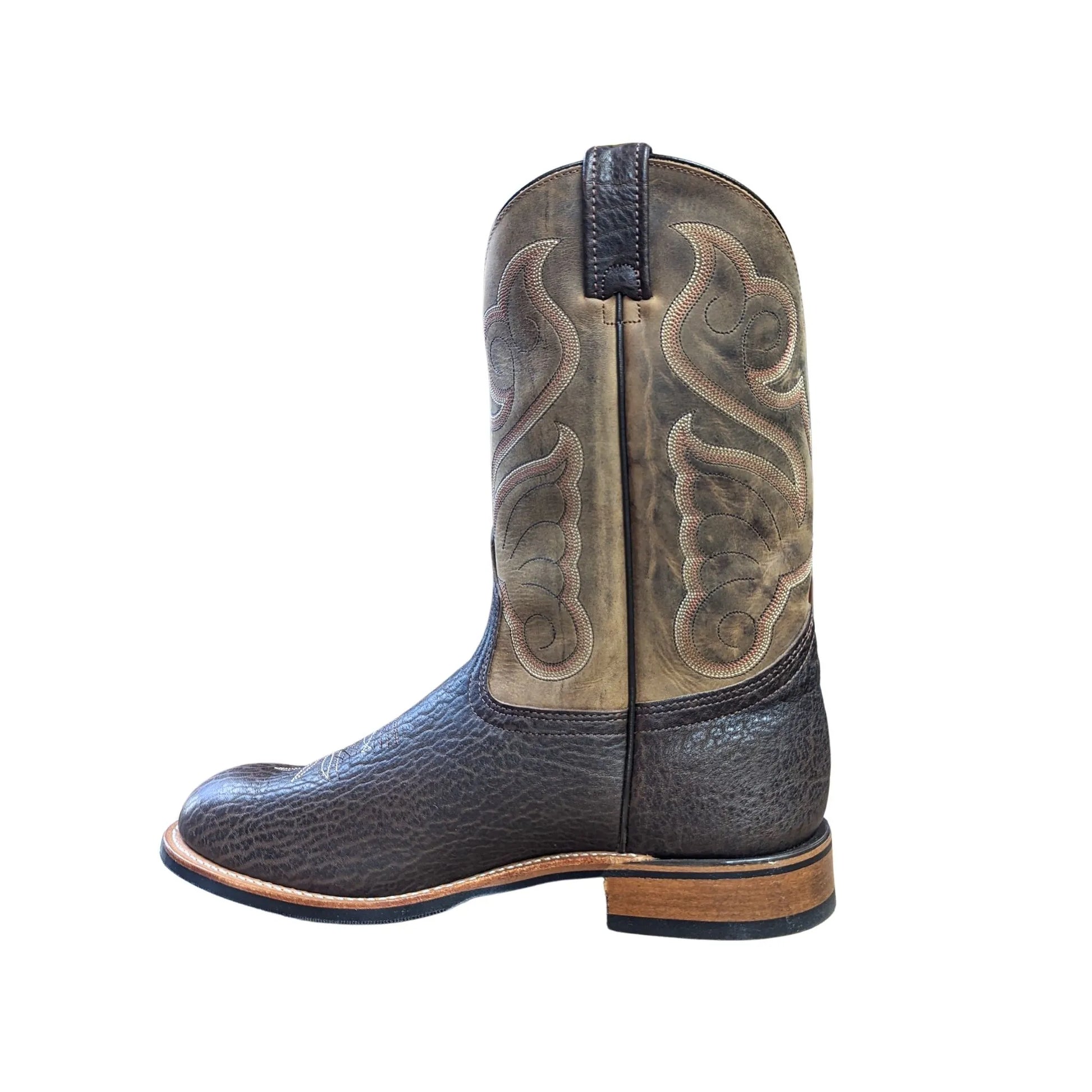 Canada West Men's Brahma Ropers with Fine Rib Soles weis-western-wear