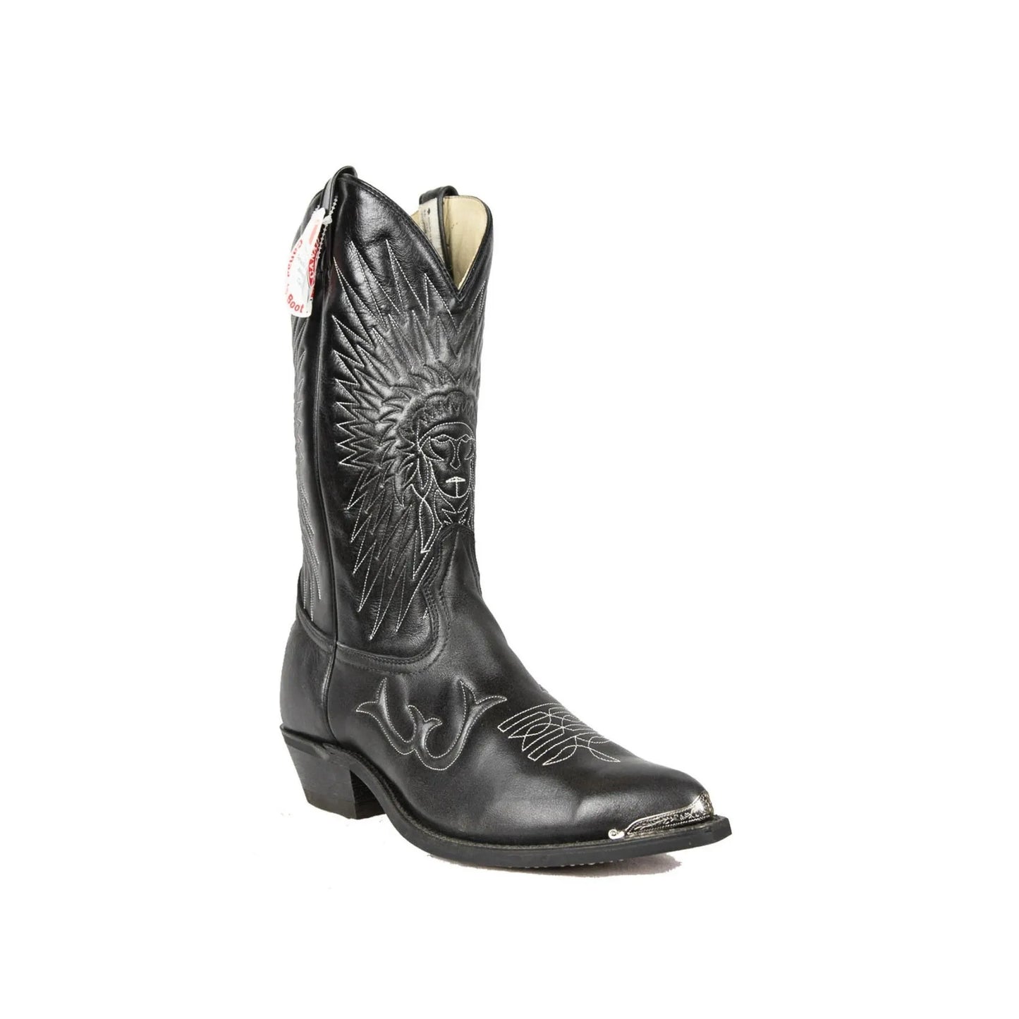Canada West Men's Bullrider Black Chieftain Stitching Cowboy Boot - Clearance weis-western-wear