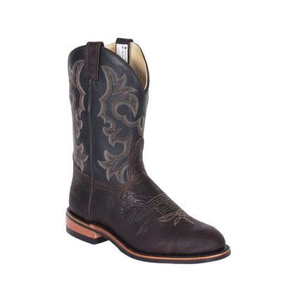 Canada West Men's Cowboy Boots 12" Brahma Bullhide Ropers