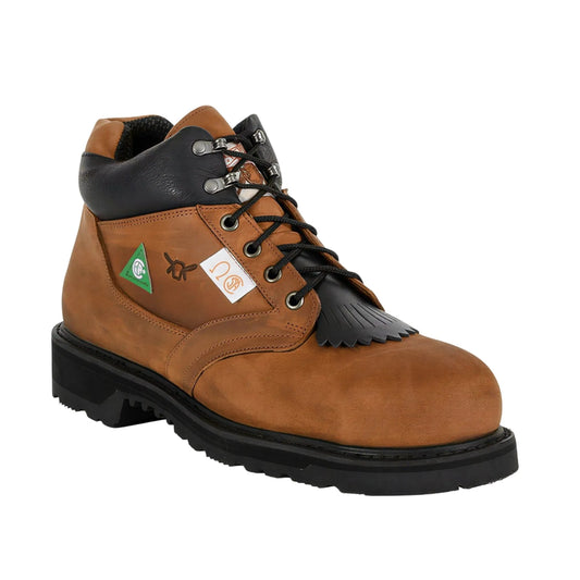 Canada West Men's Work Boots 6" CSA Steel Toe Brahma Barnie