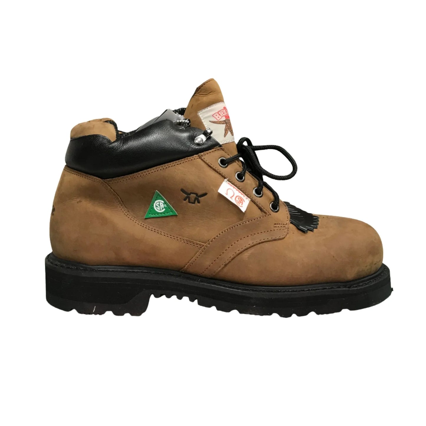 Canada West Men's Work Boots 6" CSA Steel Toe Brahma Barnie