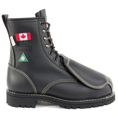 Canada West Men's Work Boots Welder's 8" FR CSA Steel Toe with Metguard
