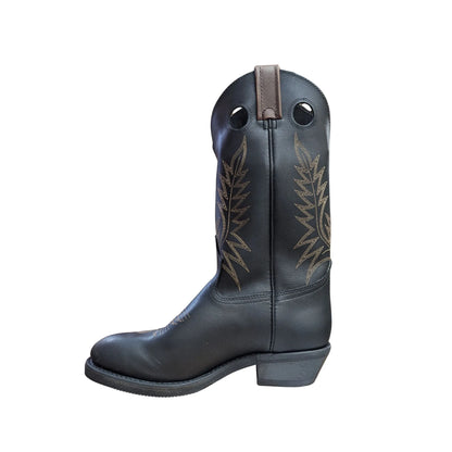 Canada West Men's Work Western Boots 12" CSA Steel Toe Unlined