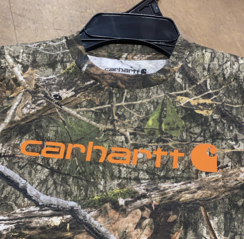 Carhartt Boy's Camo Logo Short Sleeve Shirt