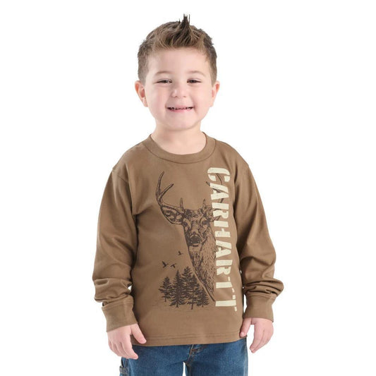 Carhartt Boy's Long Sleeve Deer T-Shirt weis-western-wear