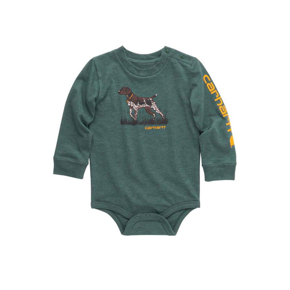 Carhartt Boy's Long Sleeve Dog Bodysuit CA6555