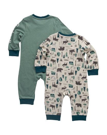 Carhartt Boys' 2-Piece Long Sleeve Outdoor Coverall Set Baby weis-western-wear