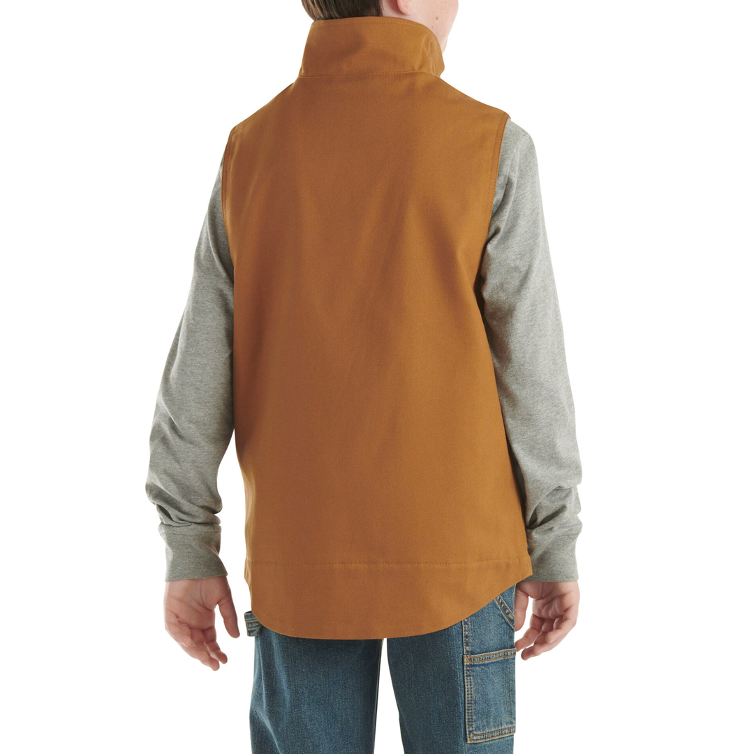 Carhartt Boys' Canvas Sherpa Lined Vest weis-western-wear