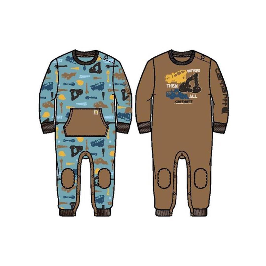 Carhartt Infant Long-Sleeve Construction Coverall 2pc Set weis-western-wear
