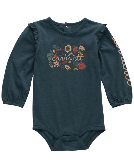 Carhartt Infant Long Sleeve Fall Veggie Bodysuit
