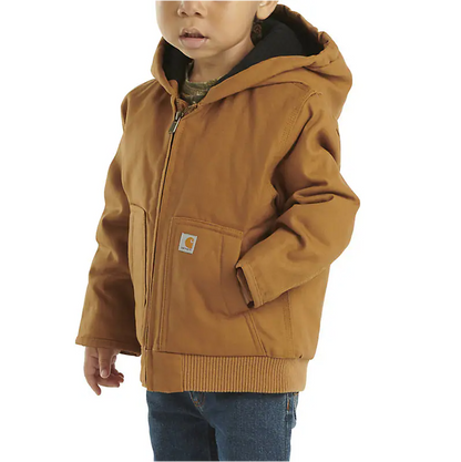 Carhartt Kid's Hooded Insulated Active Jacket weis-western-wear
