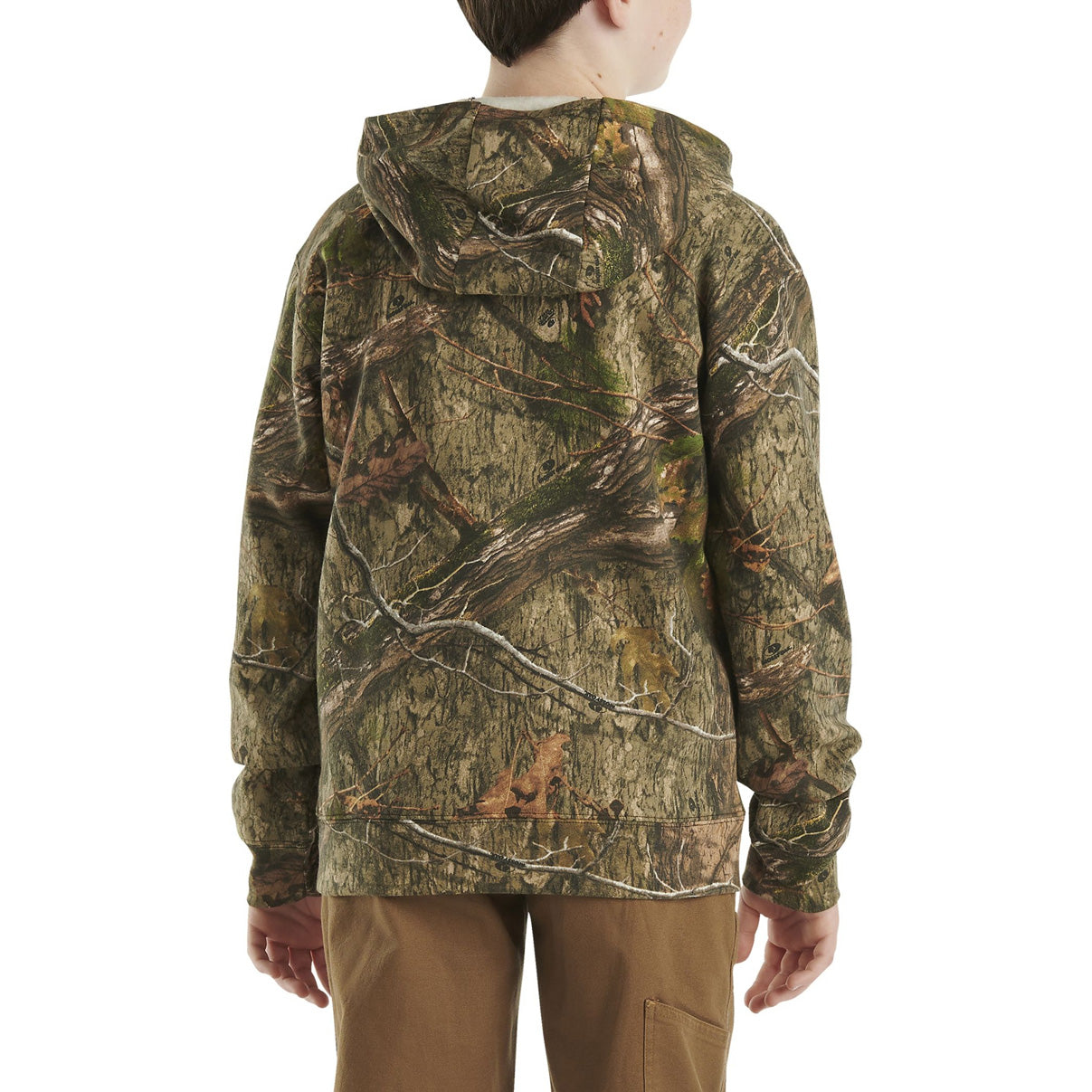 Carhartt Kid's Long Sleeve Camo Sweatshirt Mossy Oak CA6470-CR27-JT1