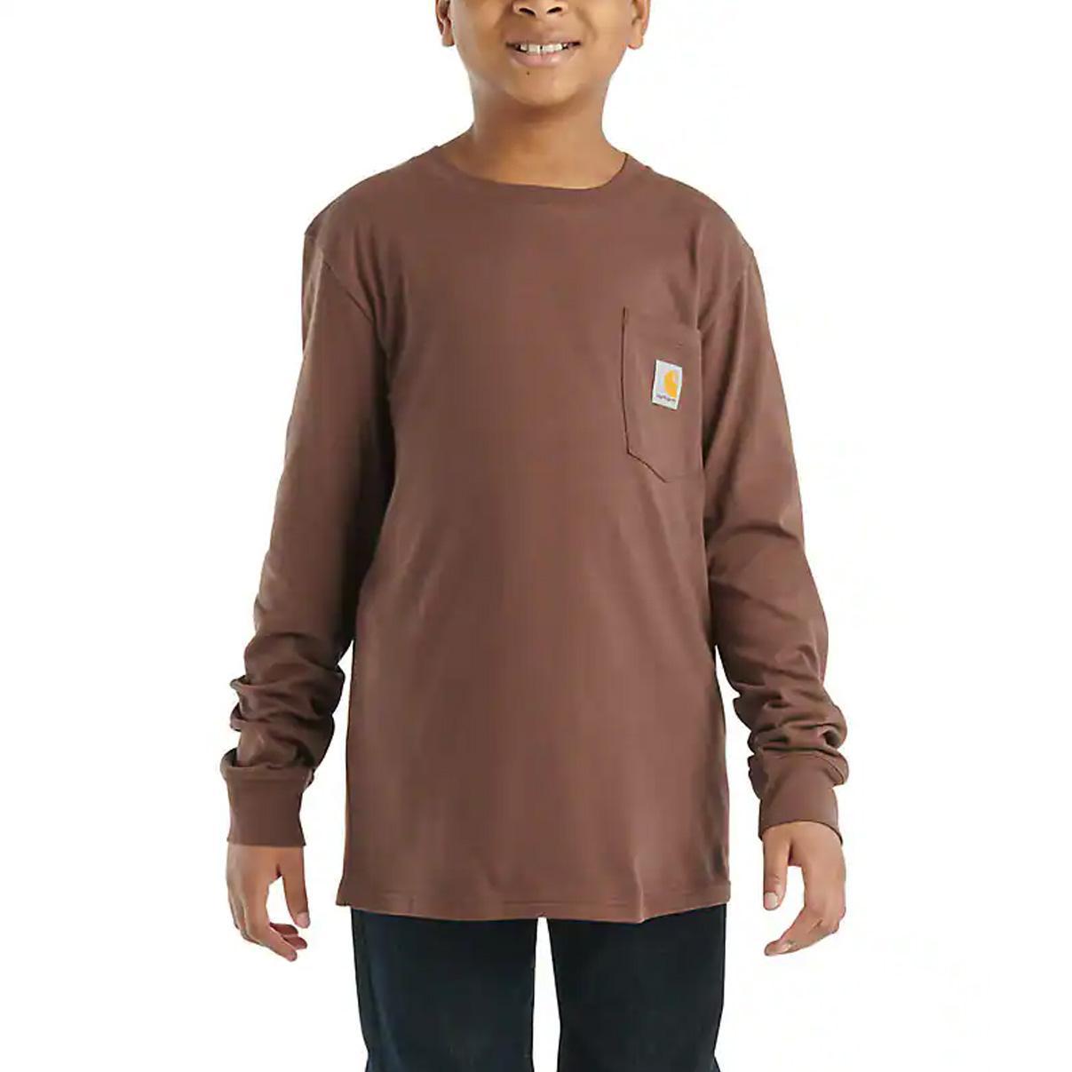 Carhartt Kid's /Toddlers Long Sleeve Graphic T-Shirt Chestnut CA6605