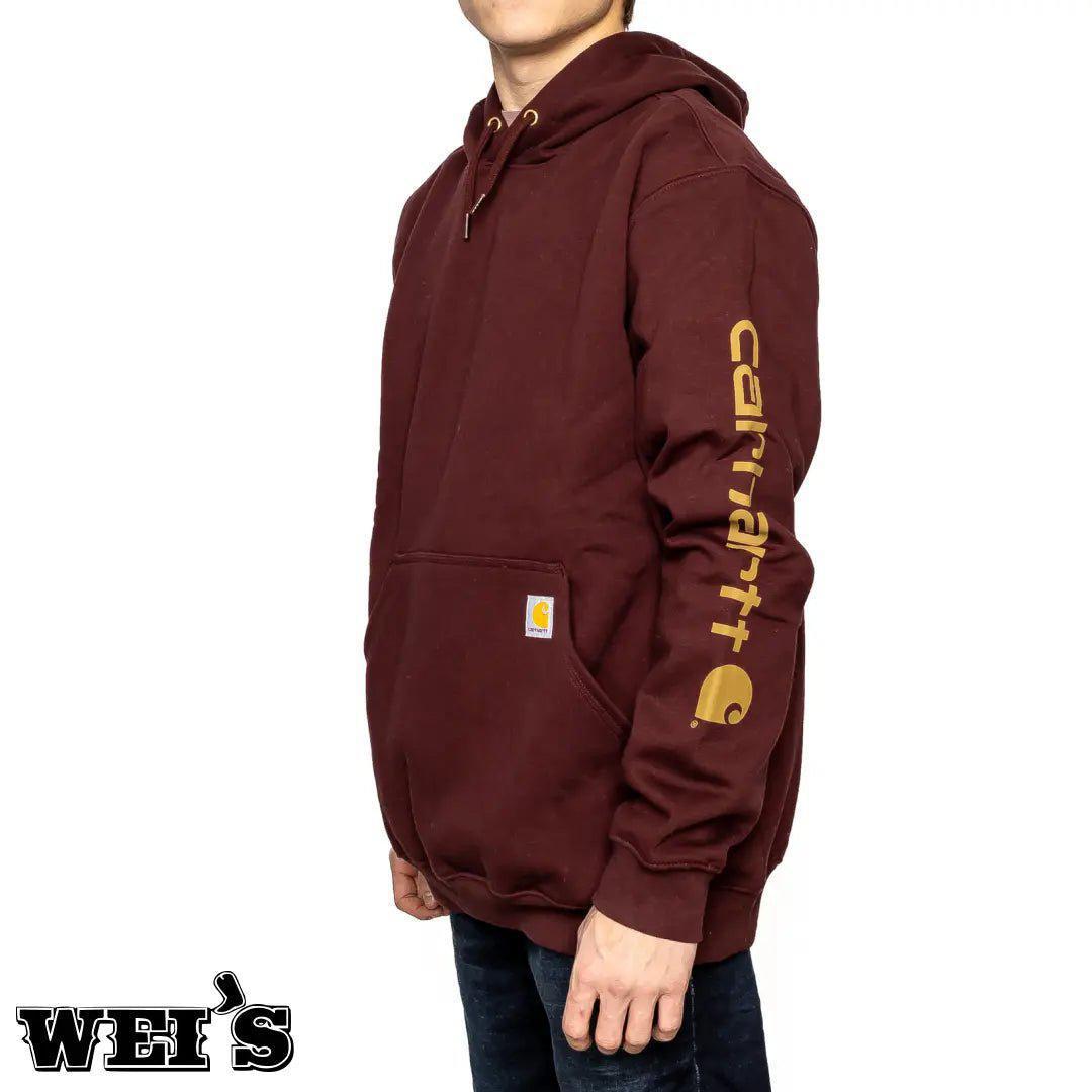 Carhartt Loose Fit Logo Sleeve Graphic Hoodie K288-PRT, W03