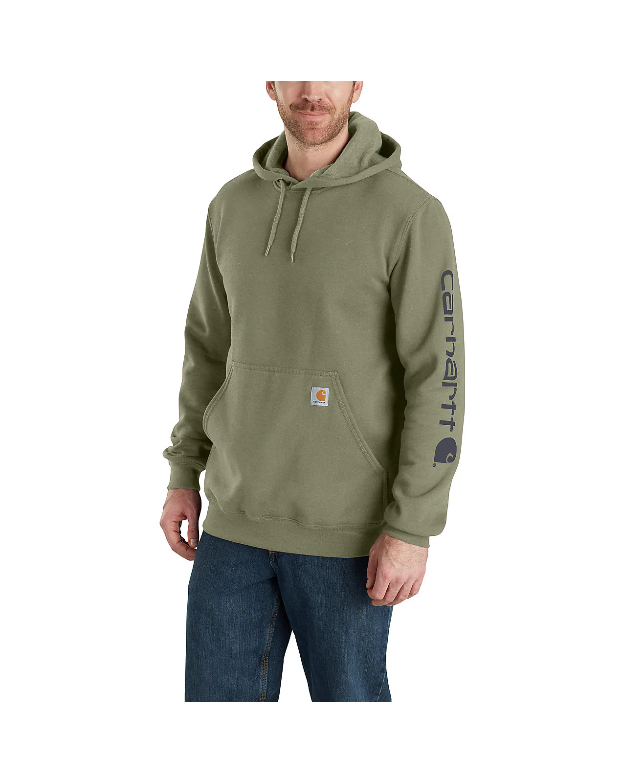 Carhartt Loose Fit Logo Sleeve Graphic Hoodie weis-western-wear