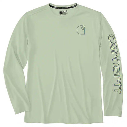 Carhartt Men's Force Sun Defender Lightweight Logo Long Sleeve 106164