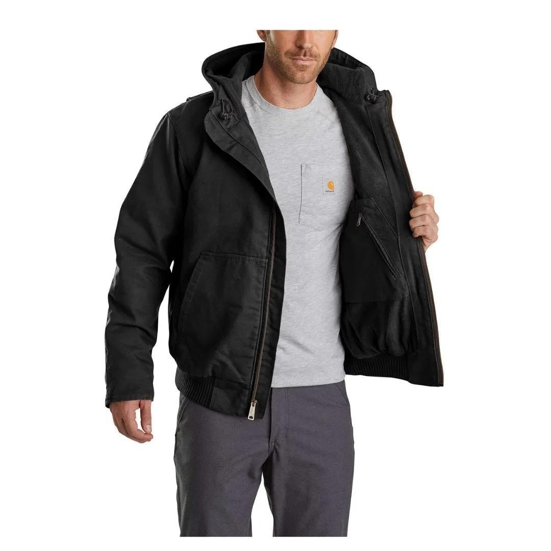 Carhartt Men’s Full Swing® Loose Fit Washed Duck Fleece-Lined Active Jac weis-western-wear