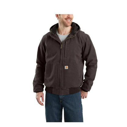 Carhartt Men’s Full Swing® Loose Fit Washed Duck Fleece-Lined Active Jac weis-western-wear