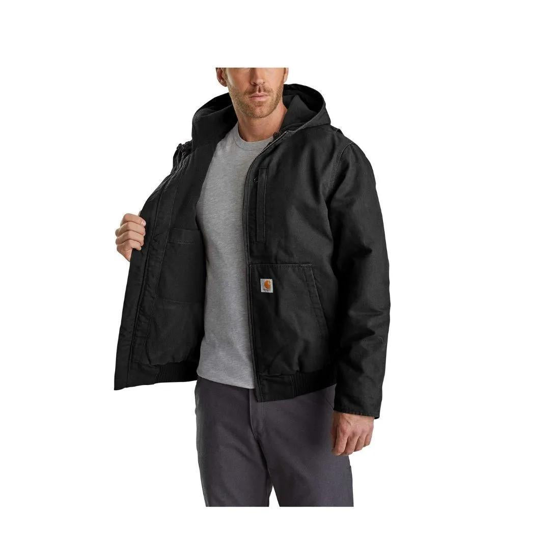 Carhartt Men’s Full Swing® Loose Fit Washed Duck Fleece-Lined Active Jac weis-western-wear