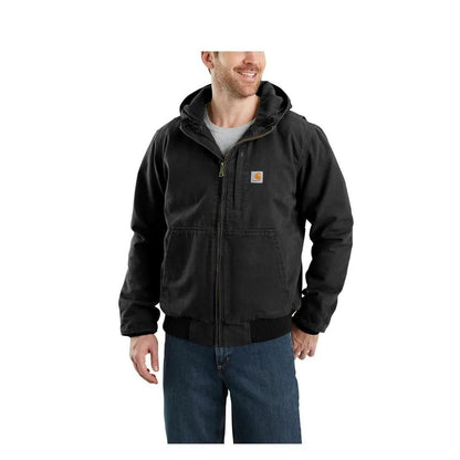 Carhartt Men’s Full Swing® Loose Fit Washed Duck Fleece-Lined Active Jac weis-western-wear