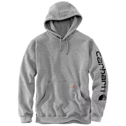 Carhartt Men's Hoodie Loose Fit Midweight Logo Sleeve Pullover