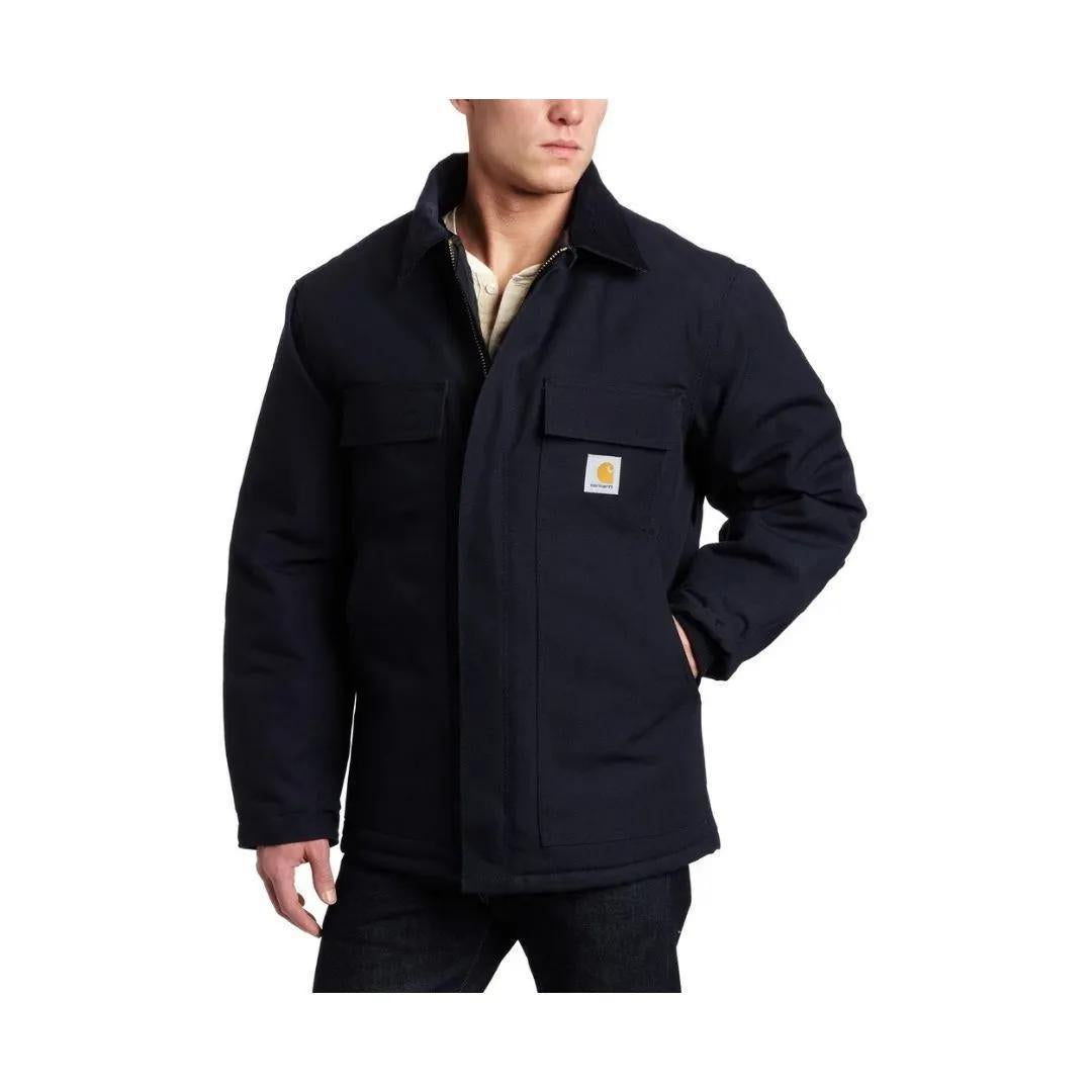 Carhartt Men's Jacket Insulated Loose Fit Firm Duck Traditional Coat