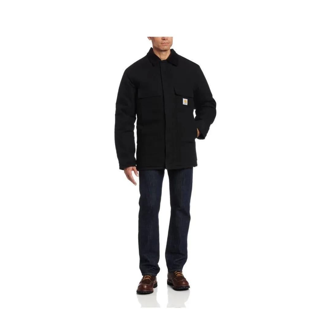 Carhartt Men's Jacket Insulated Loose Fit Firm Duck Traditional Coat