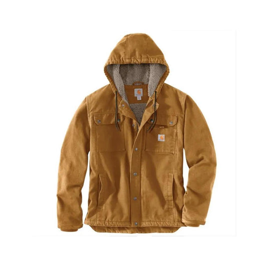 Carhartt Men’s Jacket Relaxed Fit Sherpa-Lined Washed Duck