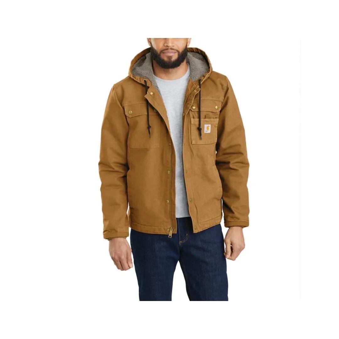 Carhartt Men’s Jacket Relaxed Fit Sherpa-Lined Washed Duck weis-western-wear