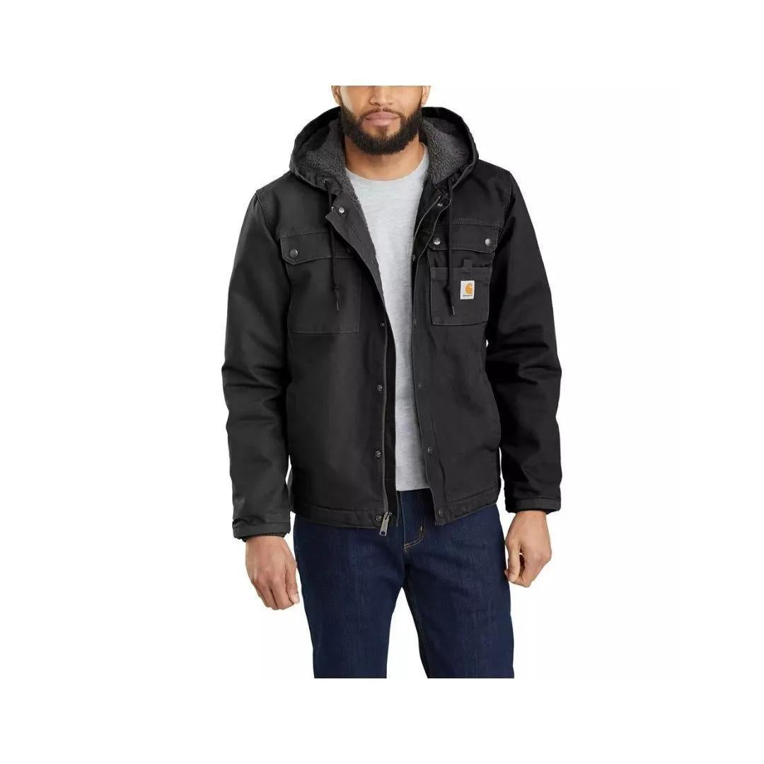 Carhartt Men’s Jacket Relaxed Fit Sherpa-Lined Washed Duck weis-western-wear