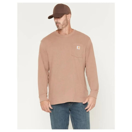 Carhartt Men's Loose Fit Heavyweight Long Sleeve T-Shirt with Pocket weis-western-wear