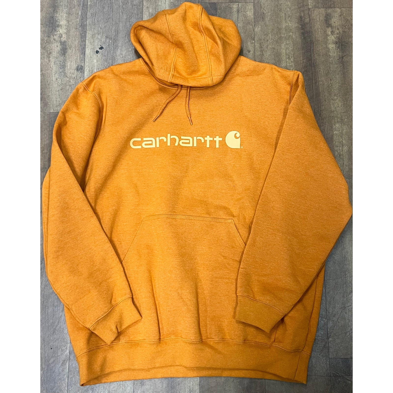 Carhartt Men’s Loose Fit Mid weight Logo Graphic Hoodie 100074