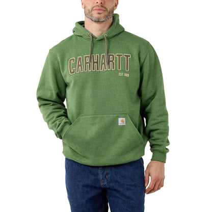 Carhartt Men’s Loose Fit Midweight Felt Logo Graphic Sweatshirt weis-western-wear
