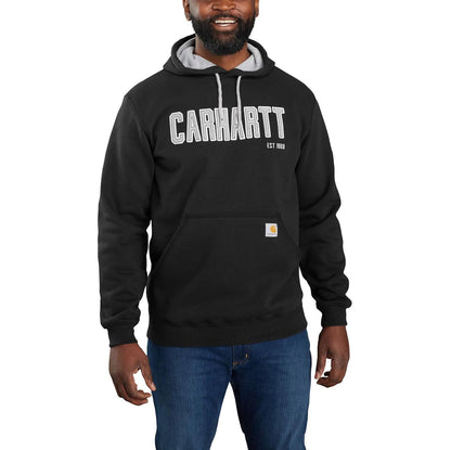Carhartt Men’s Loose Fit Midweight Felt Logo Graphic Sweatshirt weis-western-wear