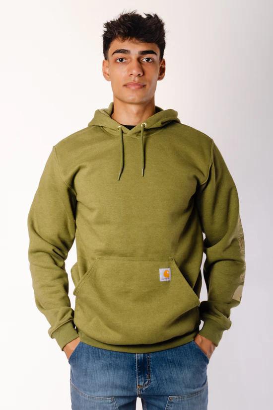 Carhartt Men's Loose Fit Midweight Logo Sleeve Graphic Sweatshirt weis-western-wear