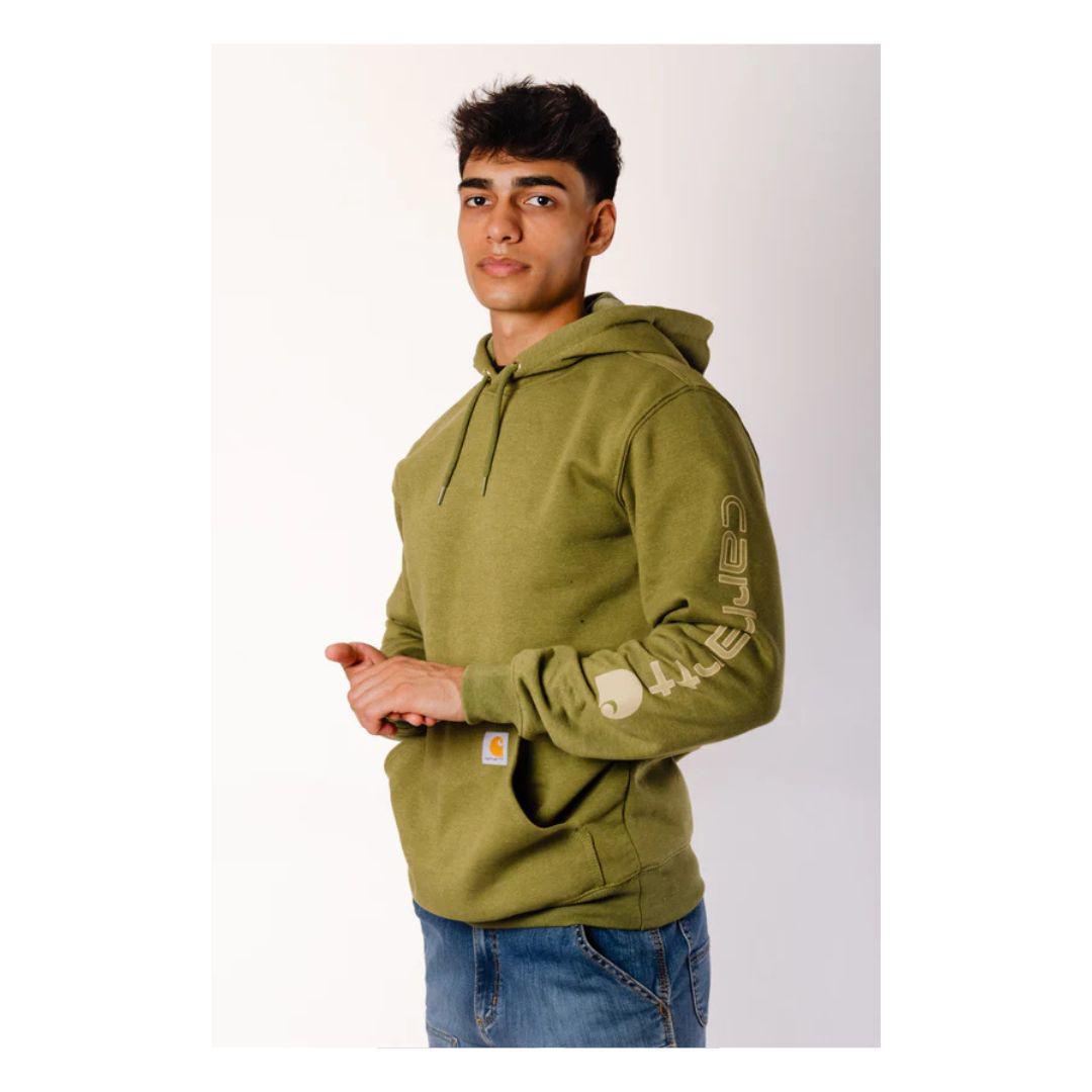 Carhartt Men's Loose Fit Midweight Logo Sleeve Graphic Sweatshirt weis-western-wear