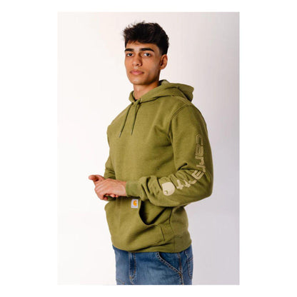 Carhartt Men's Loose Fit Midweight Logo Sleeve Graphic Sweatshirt weis-western-wear