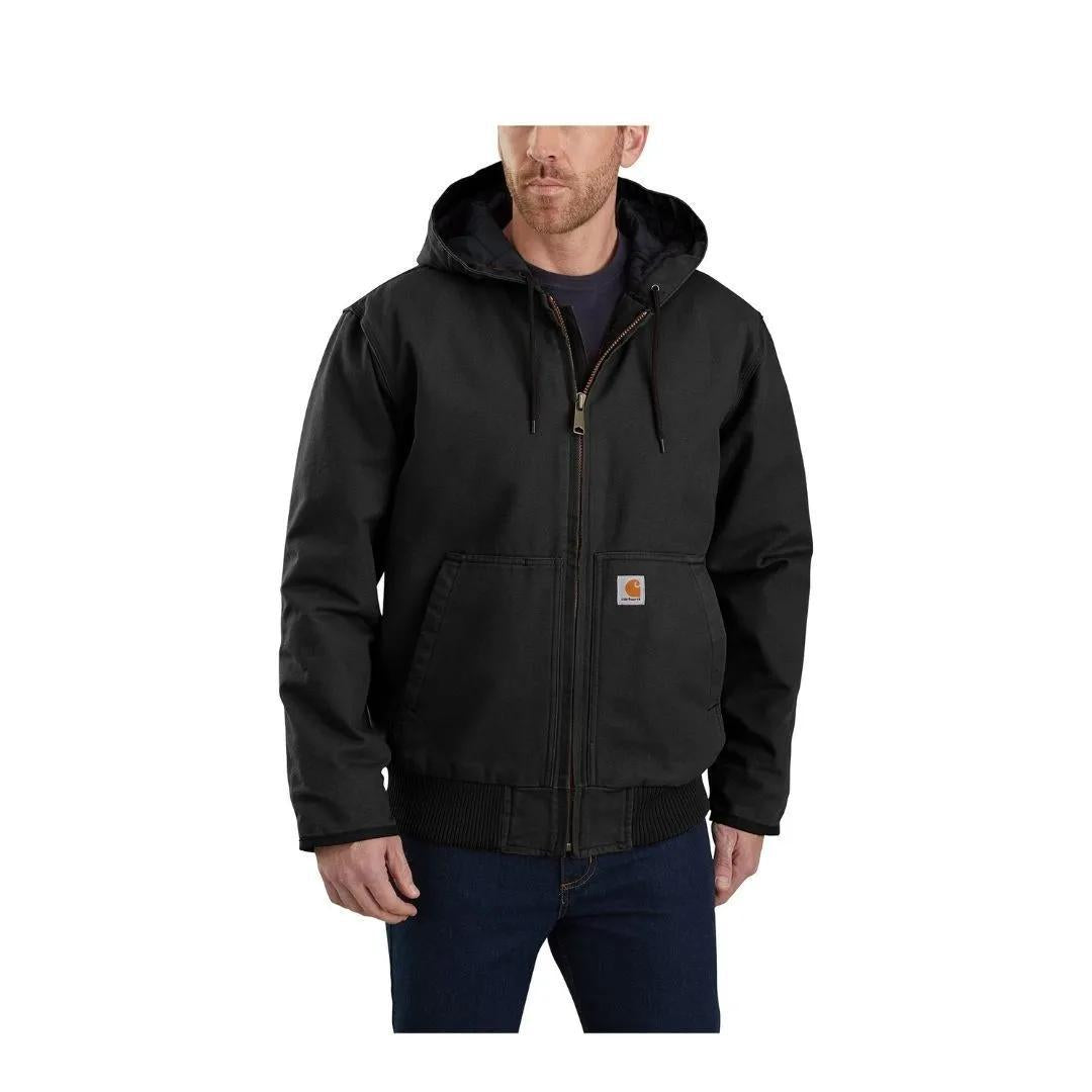 Carhartt Men's Quilt-Lined Washed Duck Insulated Active Jacket weis-western-wear