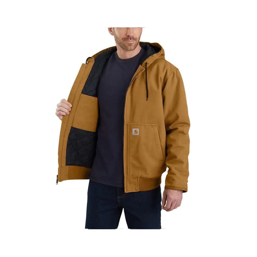 Carhartt Men's Quilt-Lined Washed Duck Insulated Active Jacket weis-western-wear