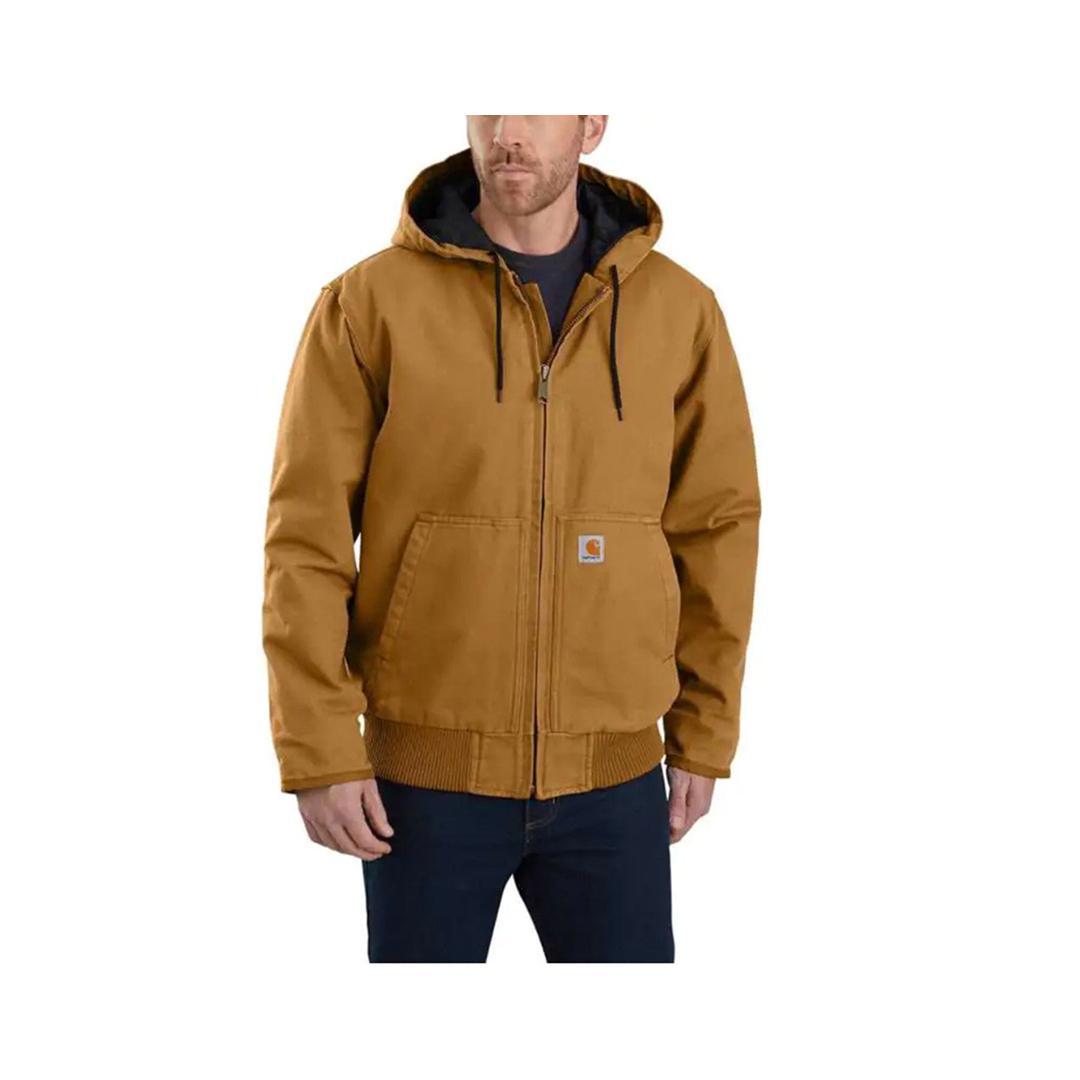 Carhartt Men's Quilt-Lined Washed Duck Insulated Active Jacket weis-western-wear